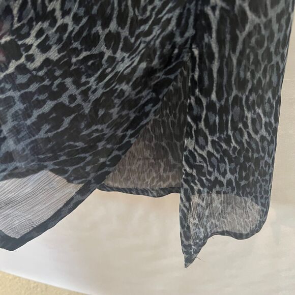 Helene Berman London Leopard Print Top Blue Collection Celebrity Cruises USA 6 - Picture 7 of 8